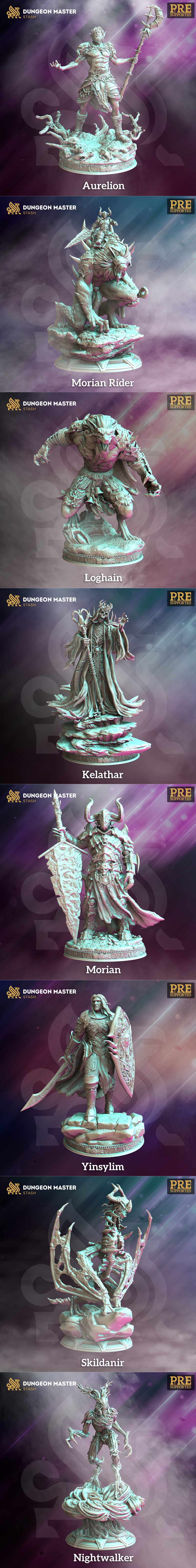 DM Stash – 《暮织》3D打印模型|DM Stash – Denizens of Duskweave – 3D Print Model STL