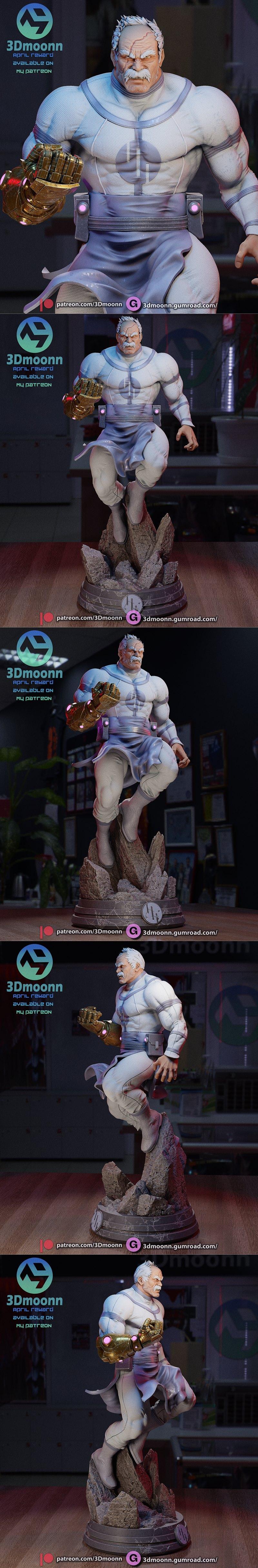 3D打印模型：Moonn征服者——无敌之战|3Dmoonn – Invincible – Conquest – 3D Print Model STL