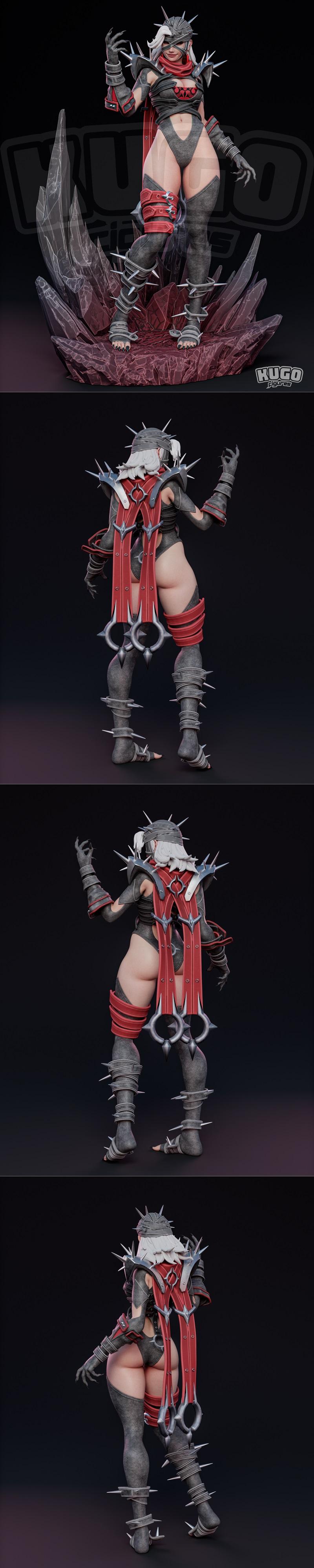 漫威苏珊·斯通（恶意）3D打印模型|KuGo figures – Marvel – Susan Storm (Malice) – 3D Print Model STL