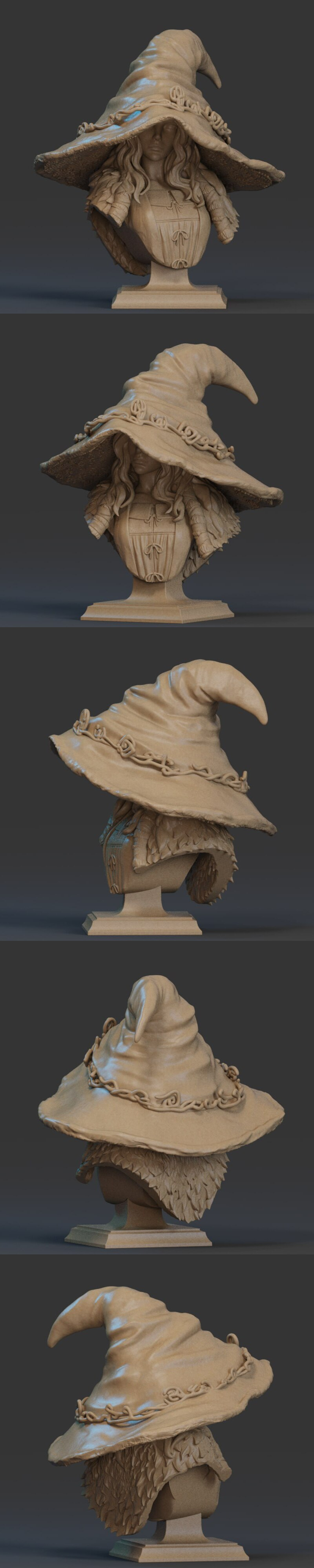 Ranni bust 3D打印模型|Ranni Bust – 3D Print Model
