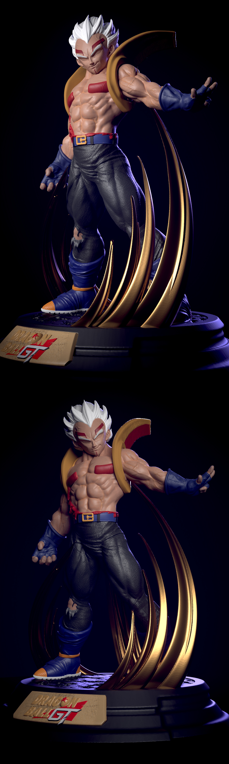 Baby Vegeta 3D打印模型|Baby Vegeta – 3D Print Model