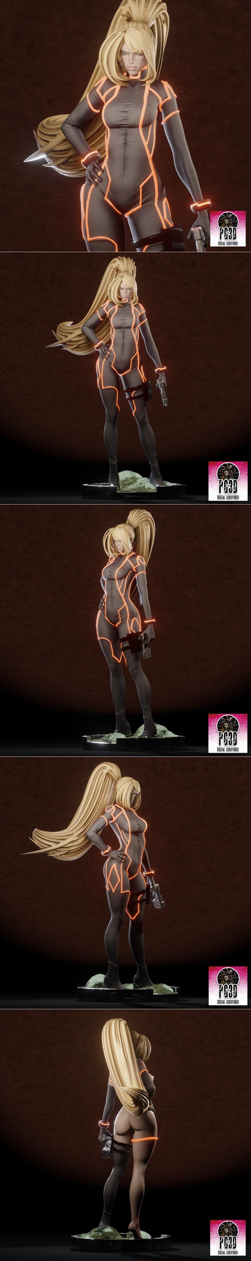 PgGasta - Samus 3D打印模型|PgGasta – Samus – 3D Print Model STL