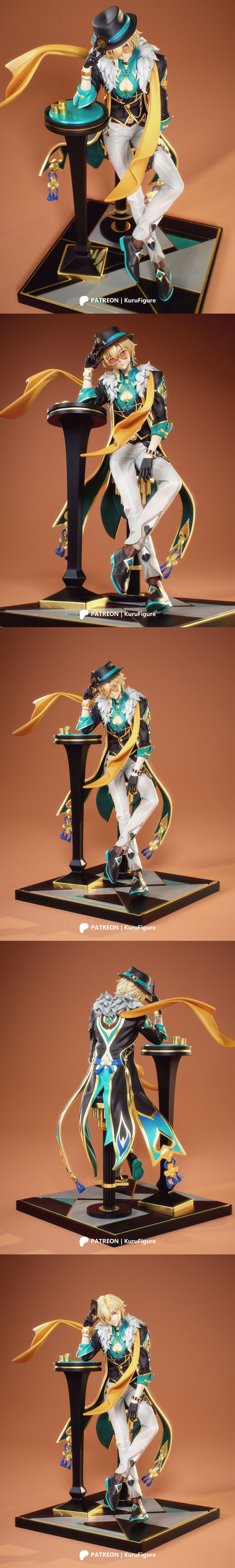 Kuru Figure – Honkai – Aventurine – 3D Print Model