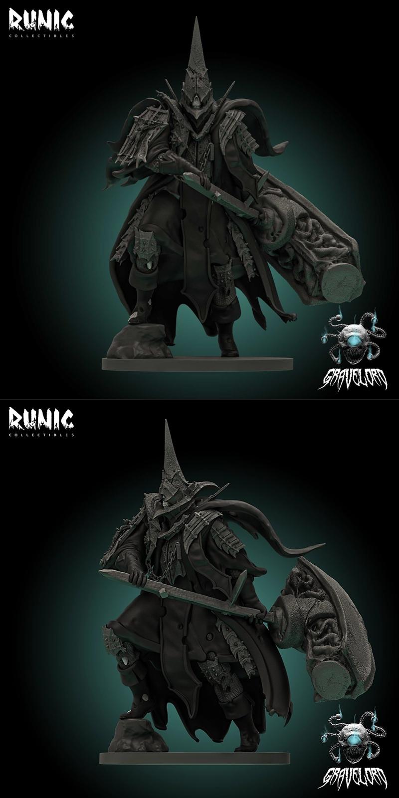 跑图收藏——不死武官 3D打印模型|Runic Collectibles – Undead Enforcer – 3D Print Model STL