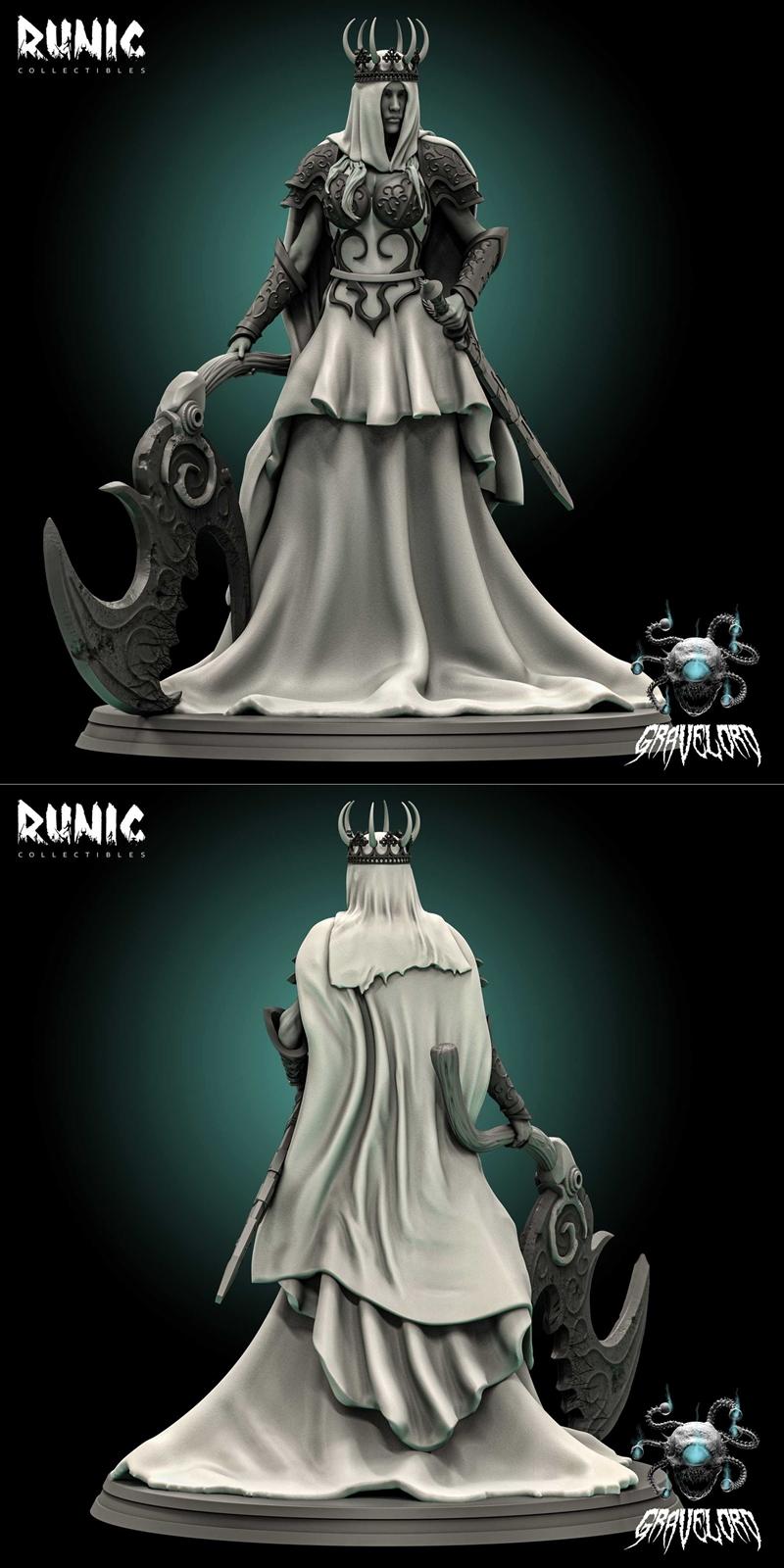 灰烬公主露娜 3D打印模型|Runic Collectibles – Luna, Princess of Ash – 3D Print Model STL