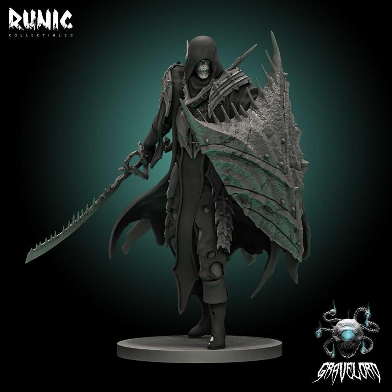 跑图收藏 - 死亡士兵 - 3D打印模型|Runic Collectibles – Undead Soldier – 3D Print Model STL