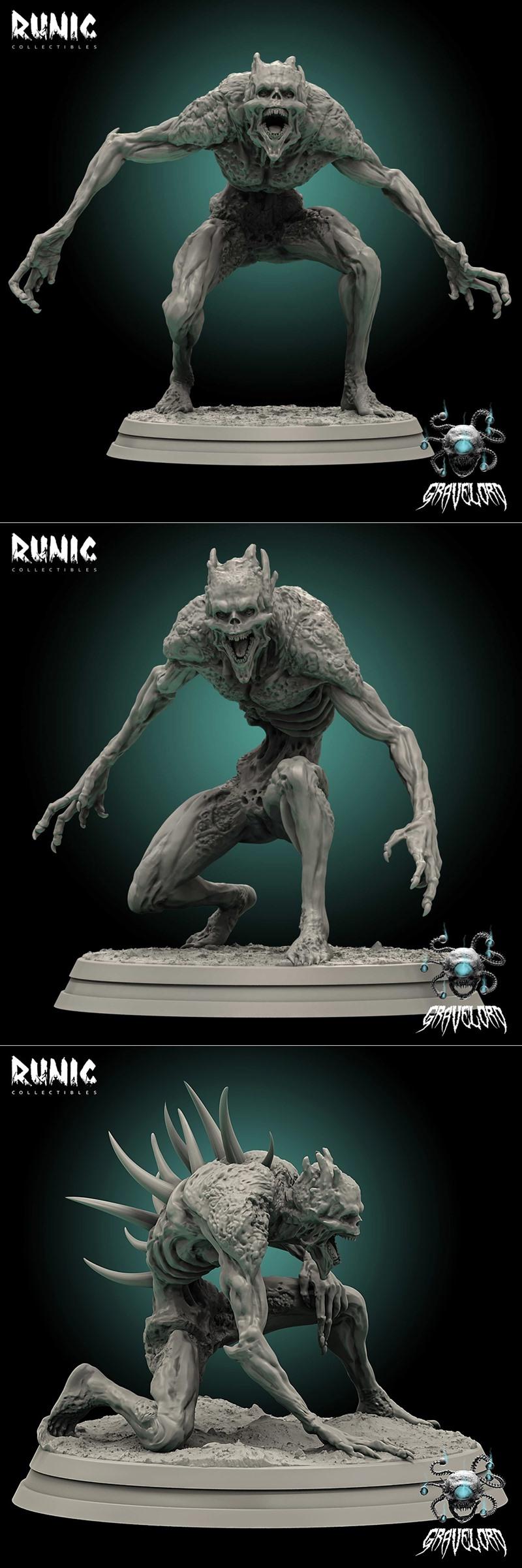 跑车收藏品——鬼刺——3D打印模型|Runic Collectibles – Ghoul Spikes – 3D Print Model STL