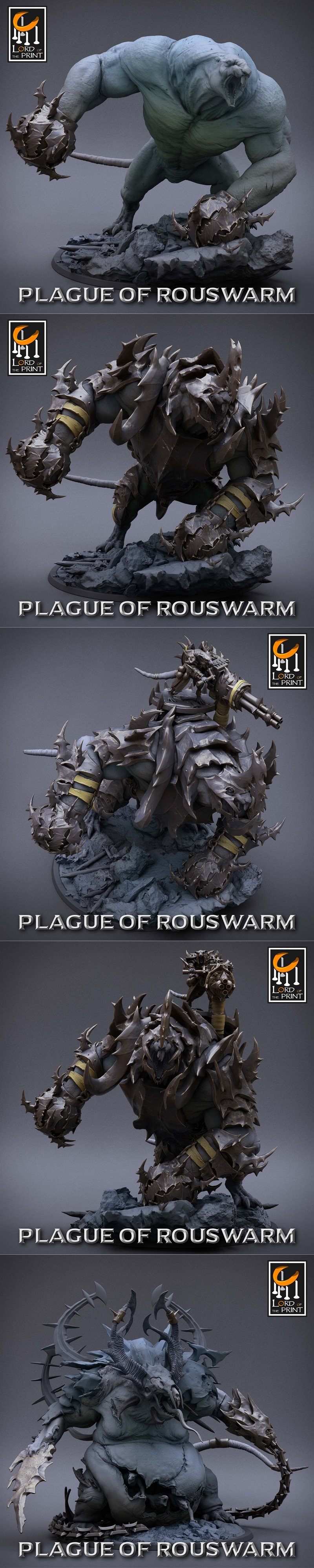 Lord of the Print – Plague of Rouswarm – 3D Print Model STL