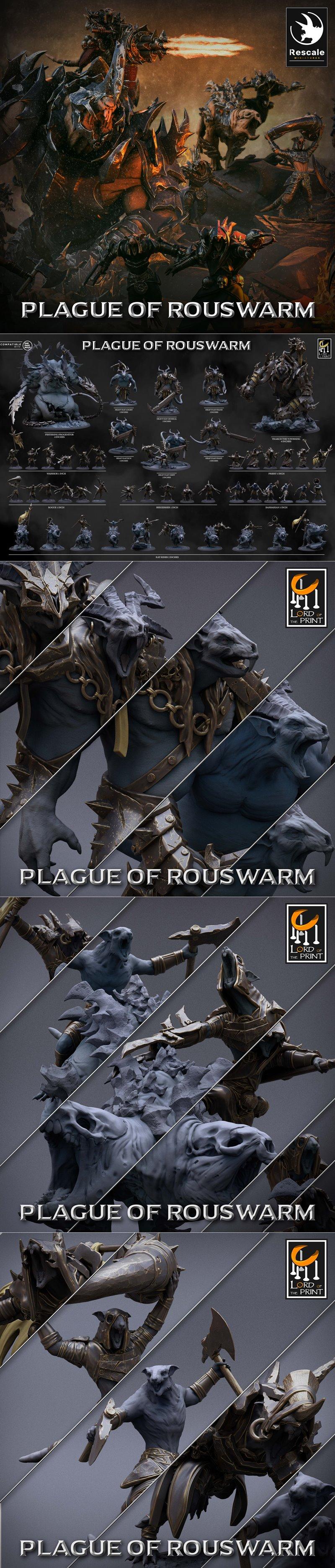 Lord of the Print – Plague of Rouswarm – 3D Print Model STL