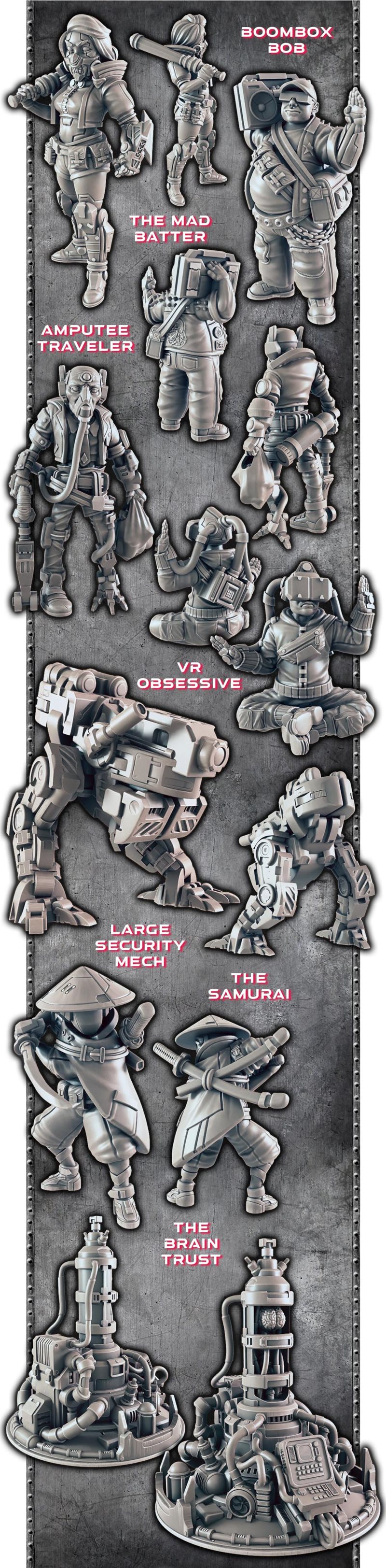 空城模型：3D打印动漫角色立体雕塑|Ghost City – 3D Print Model STL