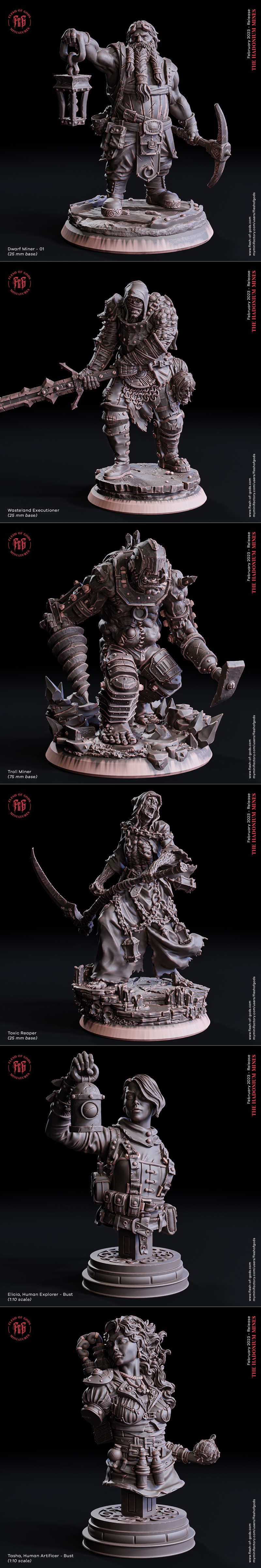 神之肉——哈多尼姆矿场 3D打印模型|Flesh Of Gods – The Hadonium Mines – 3D Print Model STL