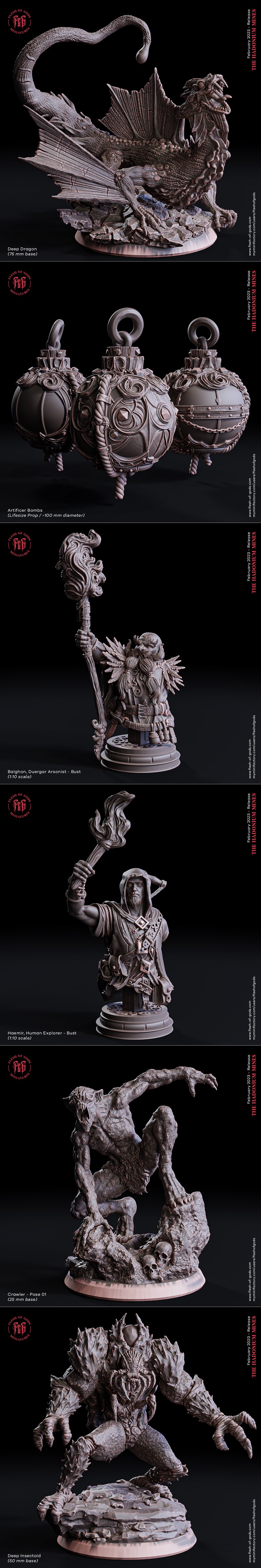 神之肉——哈多尼姆矿场 3D打印模型|Flesh Of Gods – The Hadonium Mines – 3D Print Model STL