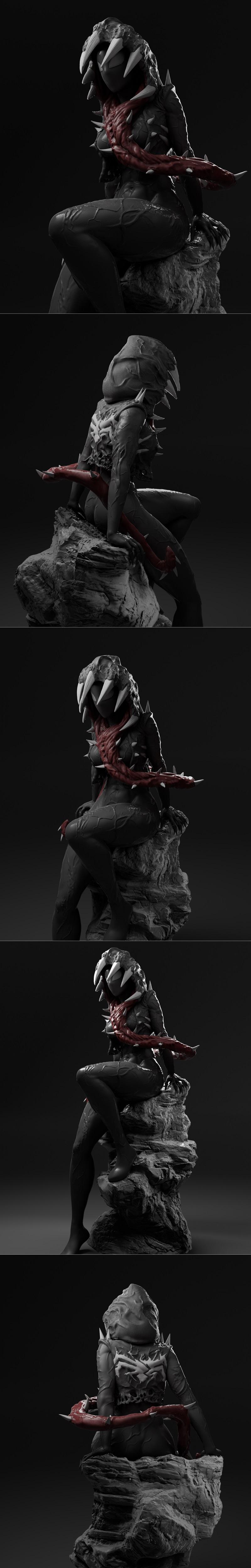 Pixyland3D Gwenom 3D打印模型|Pixyland3d – Gwenom – 3D Print Model STL