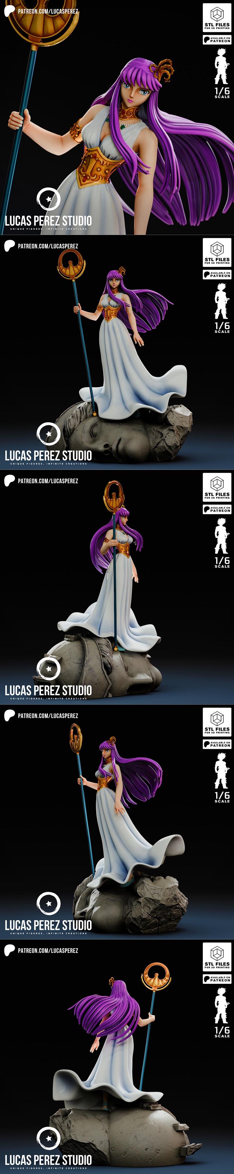 Lucas Perez Studio - 艾瑞莎 3D打印模型|Lucas Perez Studio – Athena – 3D Print Model STL