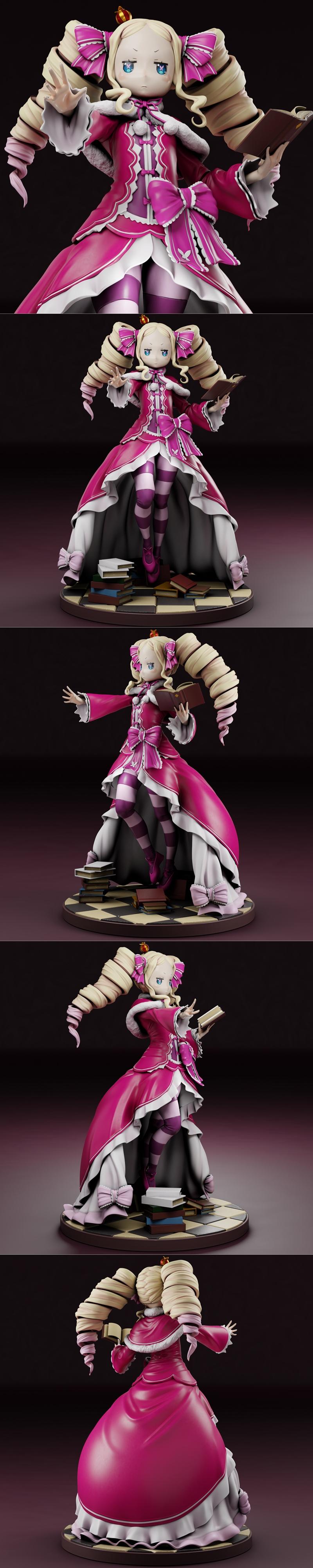Gr8Tech – Re Zero – Beatrice – 3D Print Model STL