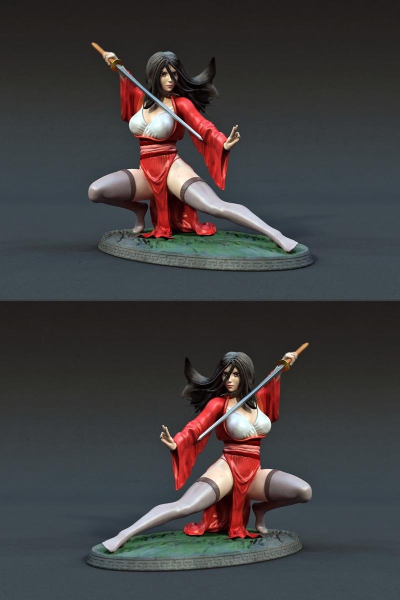 独家呈现——花木兰 3D打印模型 STL|Exclusive – Mulan – 3D Print Model STL