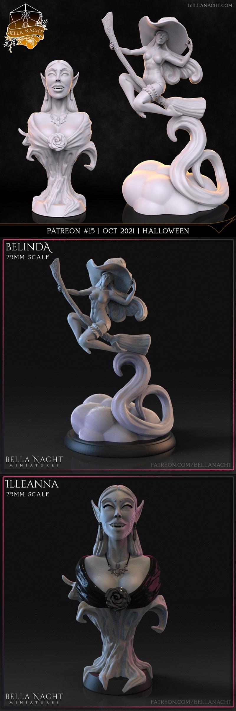 Bella Nacht Miniatures – Halloween Theme – 3D Print Model STL