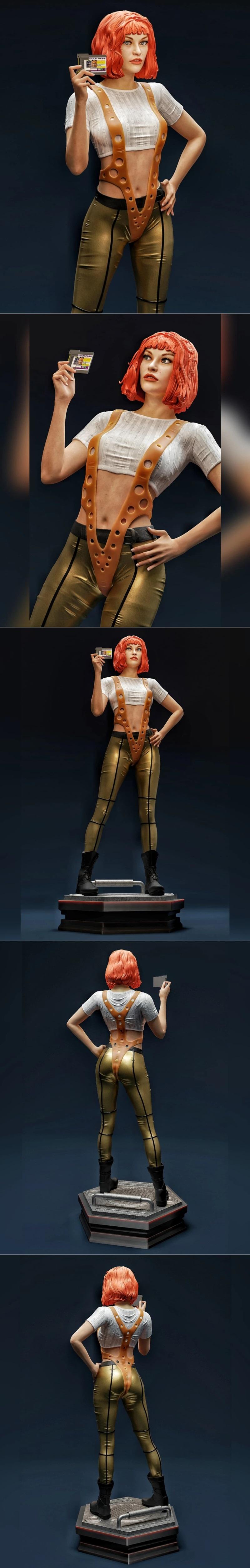 MCM3D - 利路 - 3D打印模型|MCM3D – Leeloo – 3D Print Model STL