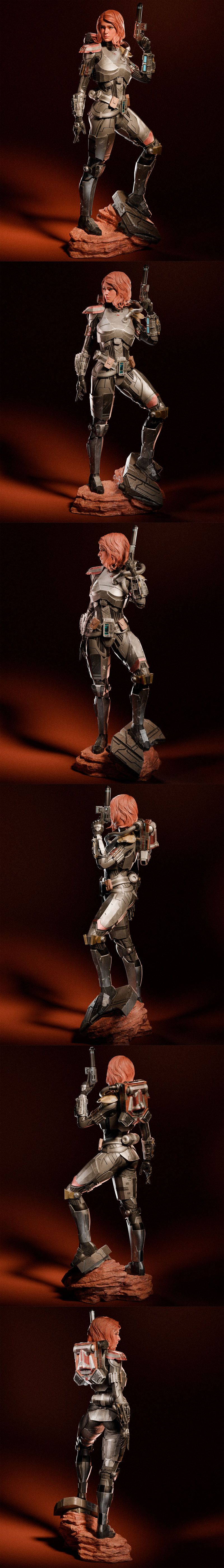 星战3D打印模型：谢·维扎拉|CA 3D Studios – Star Wars – Shae Vizla – 3D Print Model