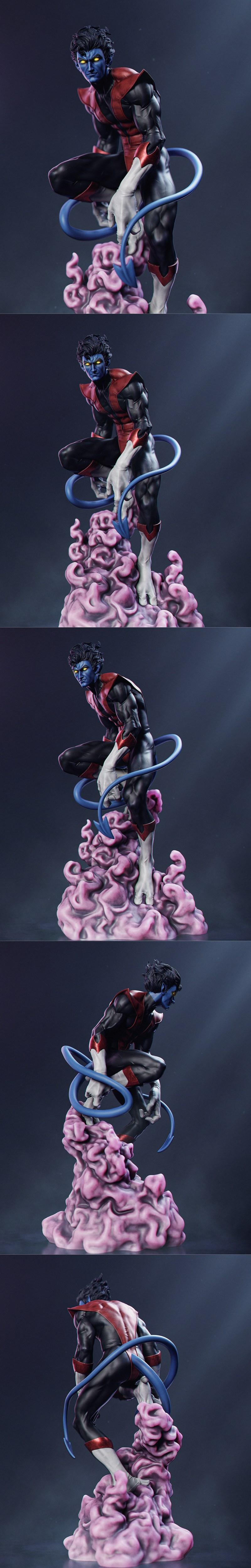 Ca 3d Studios – Marvel – Nightcrawler – 3D Print Model STL