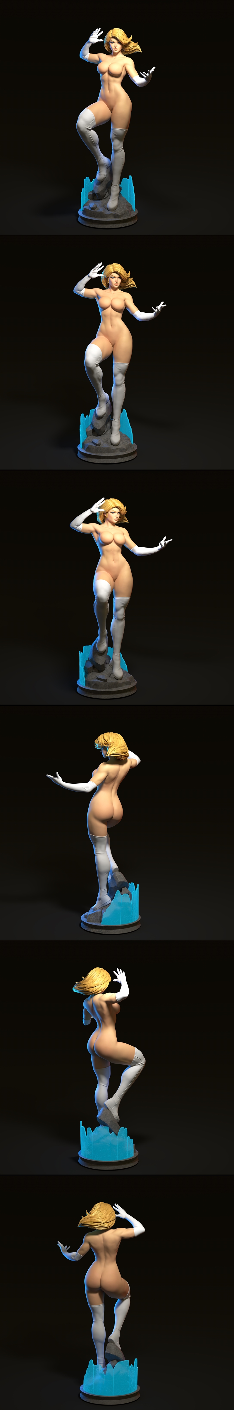 Abe3D - 萨姆·斯通 - 3D打印模型|Abe3D – Sue Storm – 3D Print Model STL