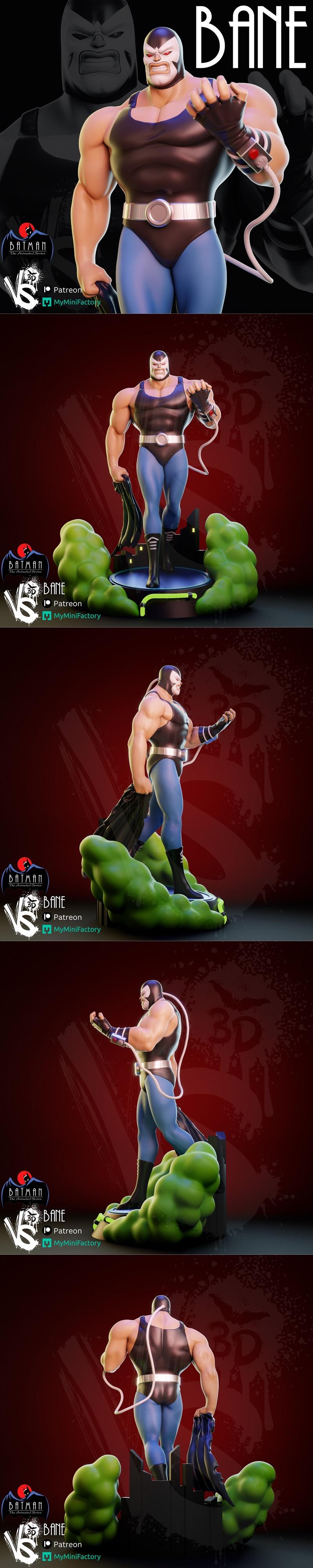 VS3D - 机械巨兽 - 巴恩模型（3D打印）|VS3D – Bane – 3D Print Model STL