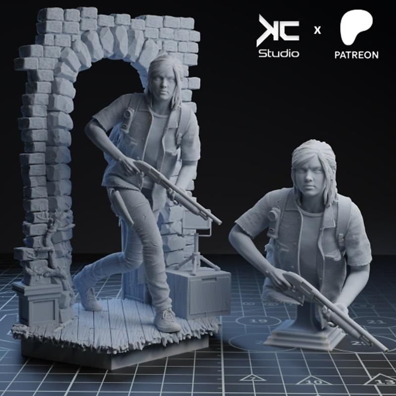 《最后生还者 Ellie 3D打印模型》|Ellie – Last of Us – 3D Print Model STL