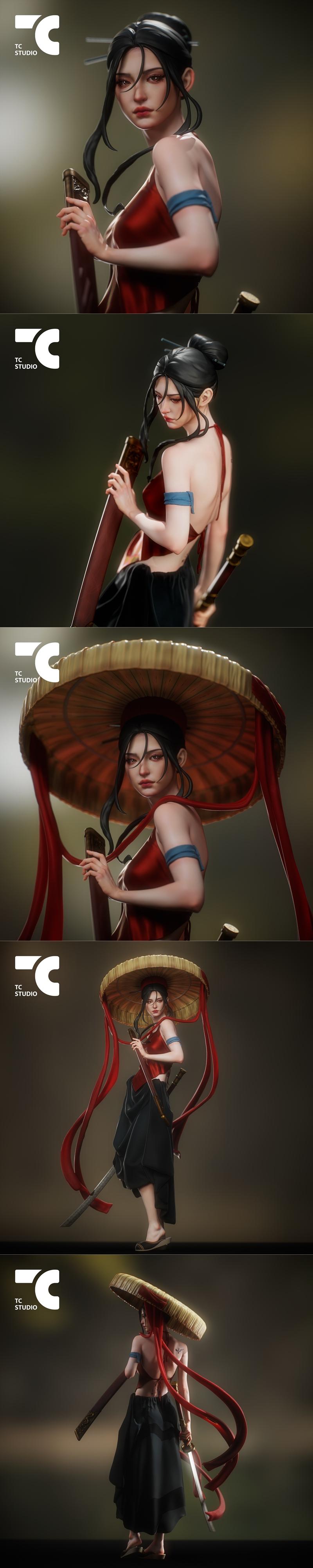 越南剑士3D打印模型|TC Random Collectibles – Vietnamese Swordsman – 3D Print Model STL