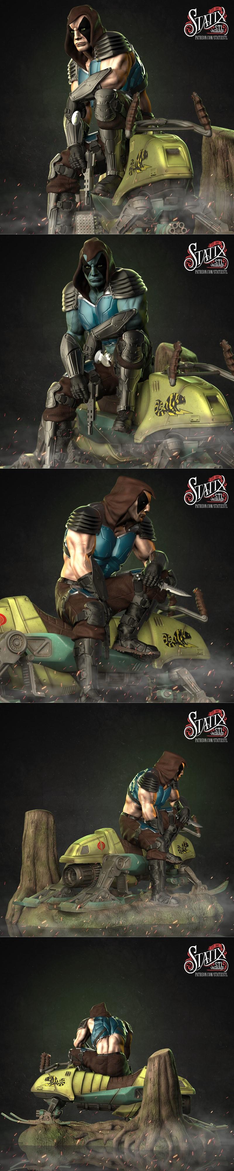 Statix与Zartan 3D打印模型|Statix – Zartan – 3D Print Model STL