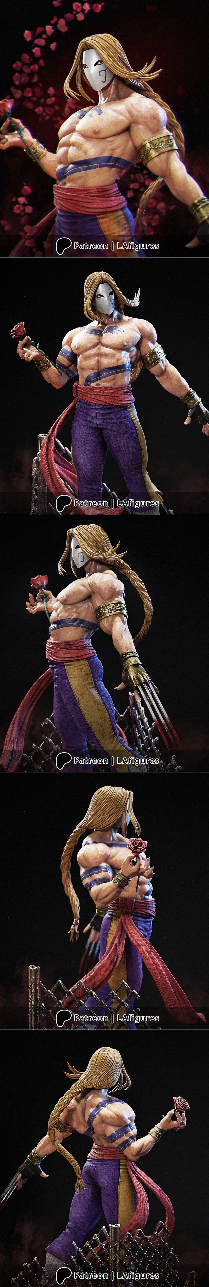 街霸 菲格雷 3D打印模型|L.A. Figures – Street Fighter – Vega – 3D Print Model STL