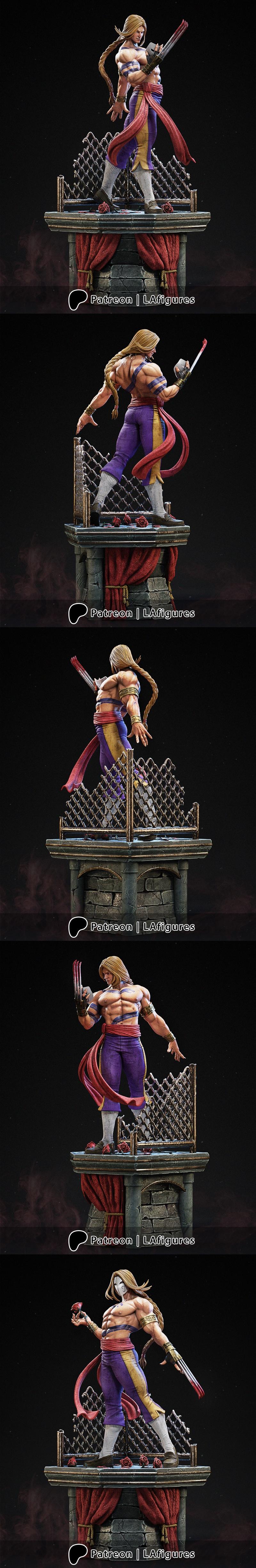 街霸 菲格雷 3D打印模型|L.A. Figures – Street Fighter – Vega – 3D Print Model STL