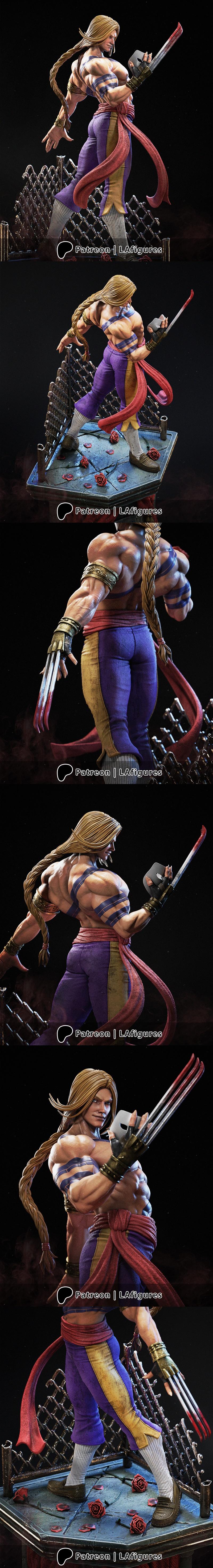 街霸 菲格雷 3D打印模型|L.A. Figures – Street Fighter – Vega – 3D Print Model STL