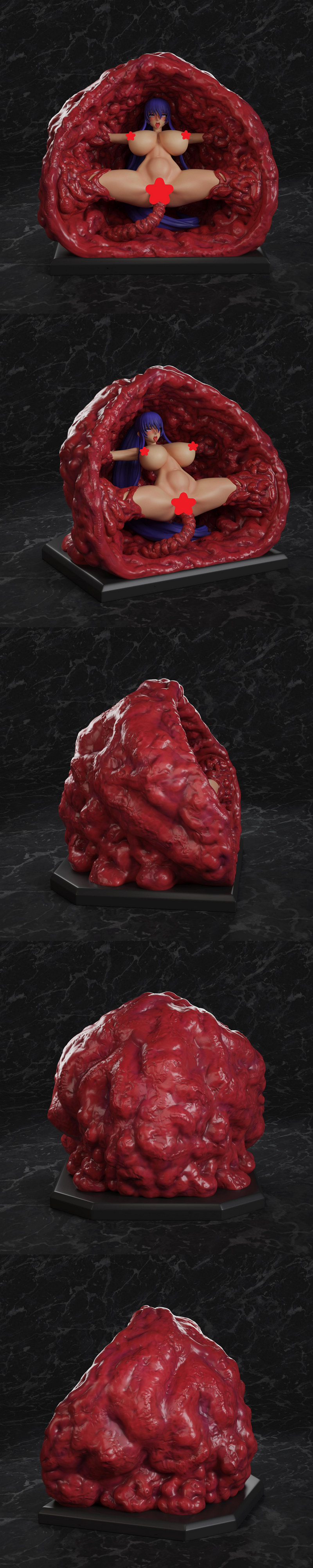 PolyBitsArt - 《阿西亚玛林科》3D打印模型|PolyBitsArt – Seedbed Akiyama Rinko – 3D Print Model