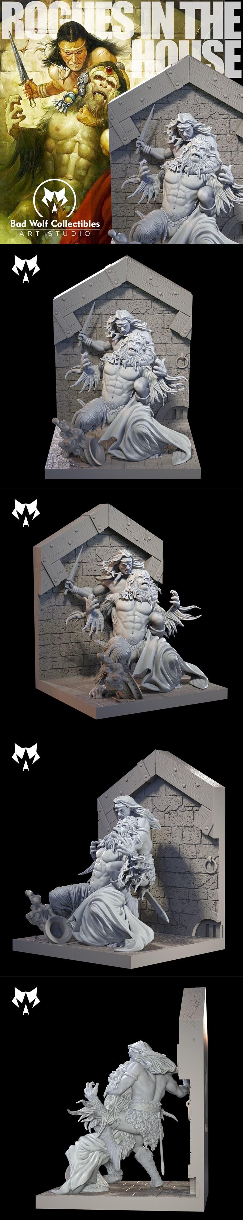 Badwolf Collectibles – Conan – 3D Print Model STL