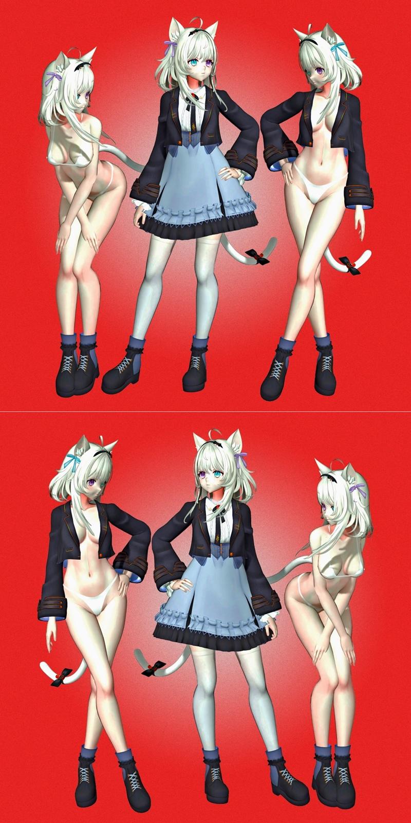 Lazuli - 动漫游戏角色3D打印模型|Lazuli – 3D Print Model STL