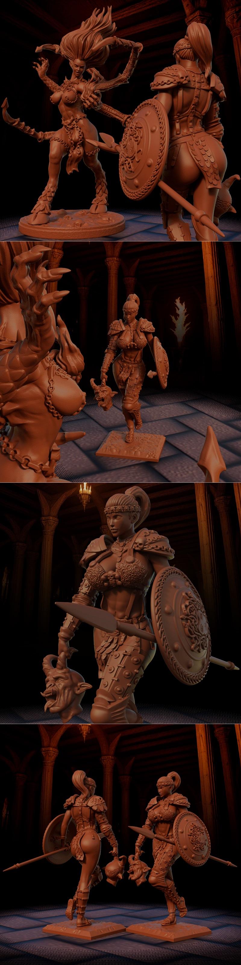 黑暗之魂2 3D打印模型 STL|Diablo 2 – Amazon – 3D Print Model STL