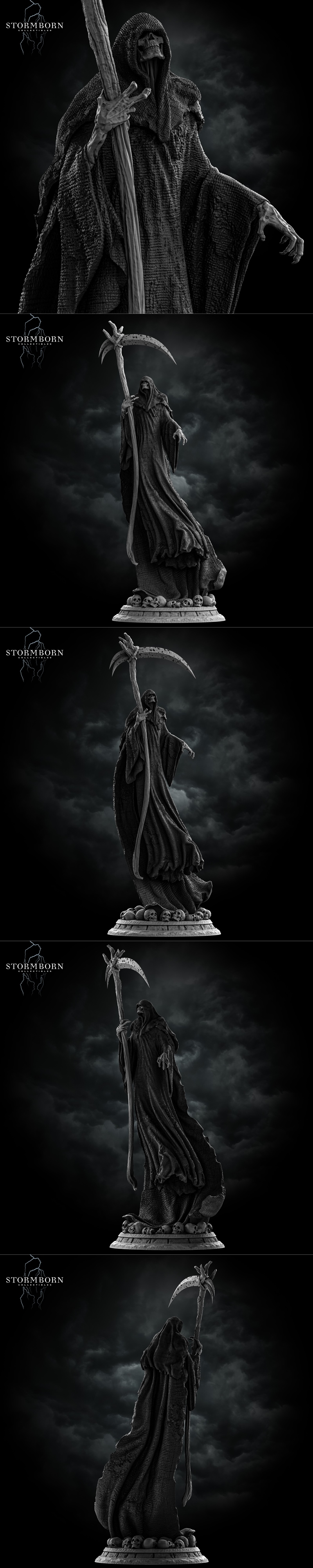 风暴之息收藏品 - 死亡 - 3D打印模型|Stormborn Collectibles – Death – 3D Print Model STL