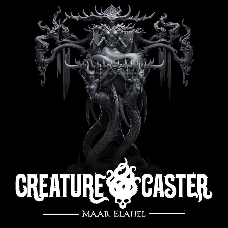 怪物法师——玛尔·艾拉赫——3D打印模型|Creature Caster – Maar Elaheh – 3D Print Model STL