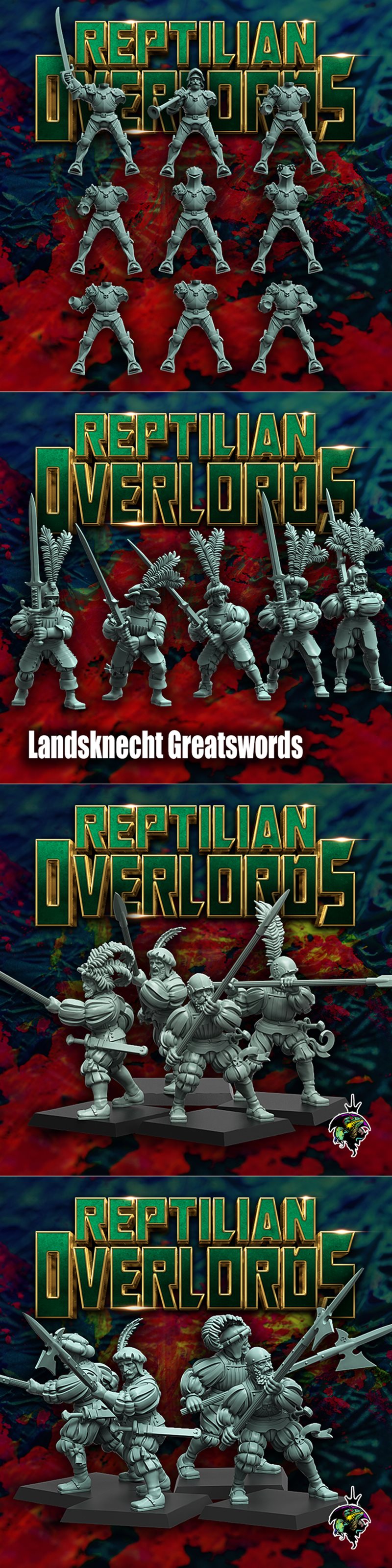 圣 reptilian 帝国 3D打印模型|Reptilian Overlords – Holy Reptilian Empire – 3D Print Model STL