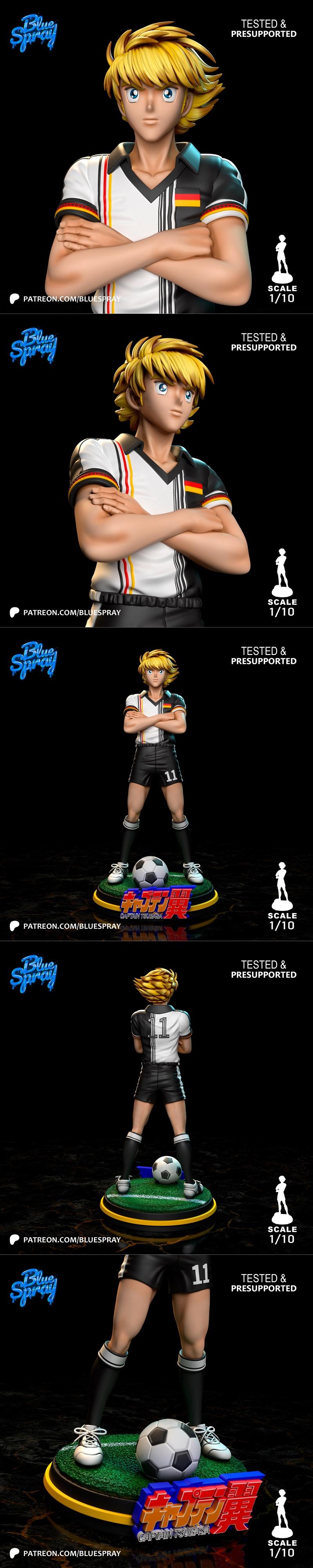 蓝色喷雾 - 卡尔海因茨·施奈德雕塑 - 3D打印模型|Blue Spray – Karl Heinz Schneider Sculpture – 3D Print Model STL