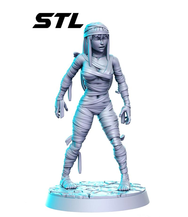 Mummy 3D打印模型|Mummy 1 – 3D Print Model STL