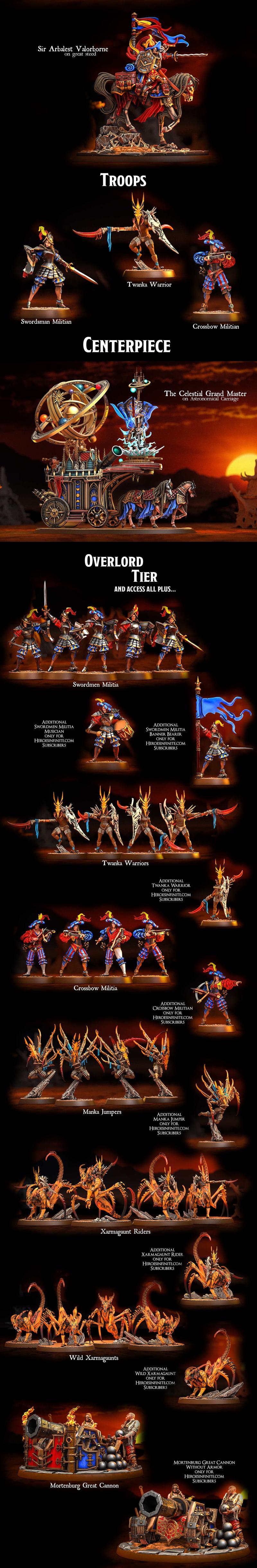 英雄无限：莫尔滕堡纪事——瓦克拉泰米加特蜂巢 3D打印模型|﻿Heroes Infinite – Mortenburg Chronicles – Hive Of The Wa’kura Termigants – 3D Print Model STL