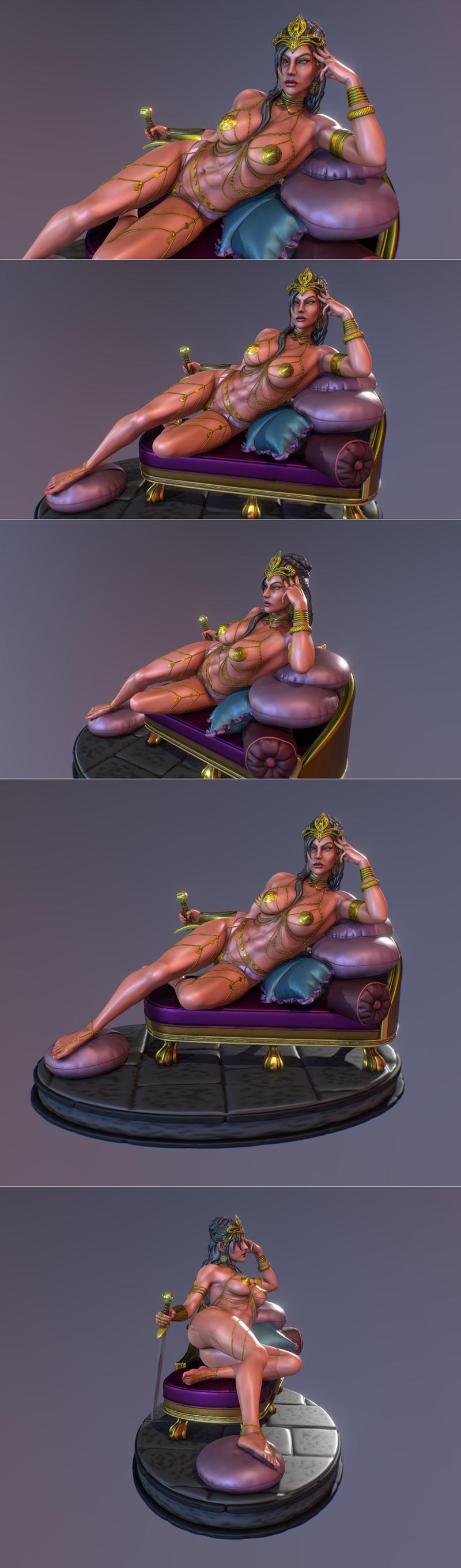 德佳·索里斯 3D打印模型|Dejah Thoris – 3D Print Model STL