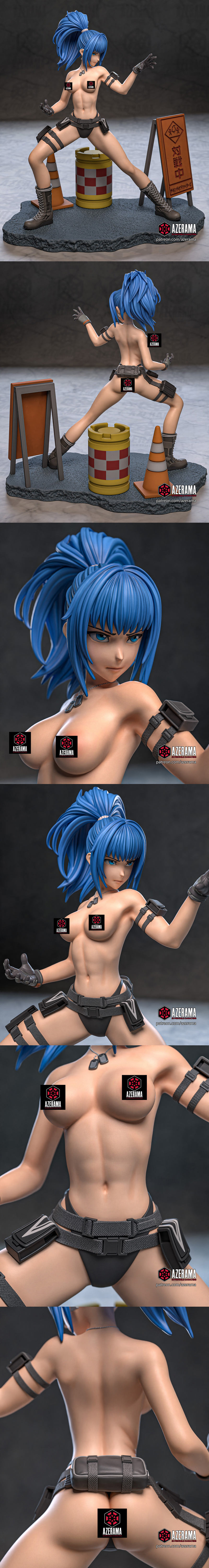 Azerama – King of Fighters – Leona Heidern – 3D Print Model