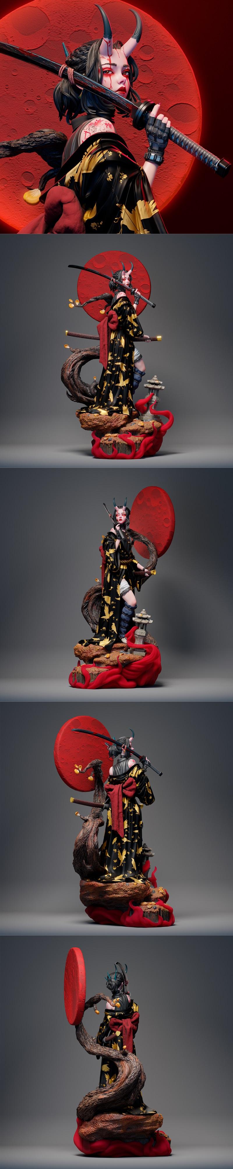 Ca 3D Studios - Oni - 3D打印模型|Ca 3d Studios – Oni – 3D Print Model STL