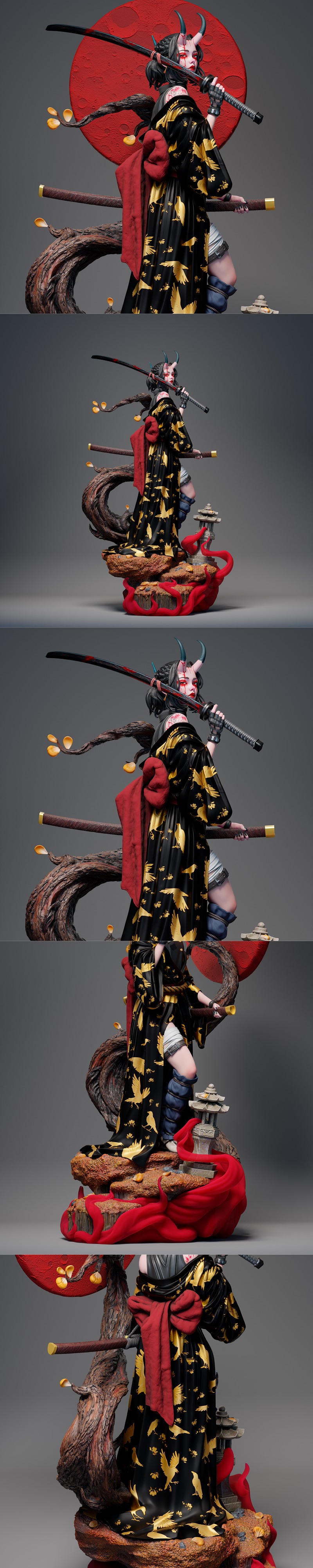 Ca 3D Studios - Oni - 3D打印模型|Ca 3d Studios – Oni – 3D Print Model STL