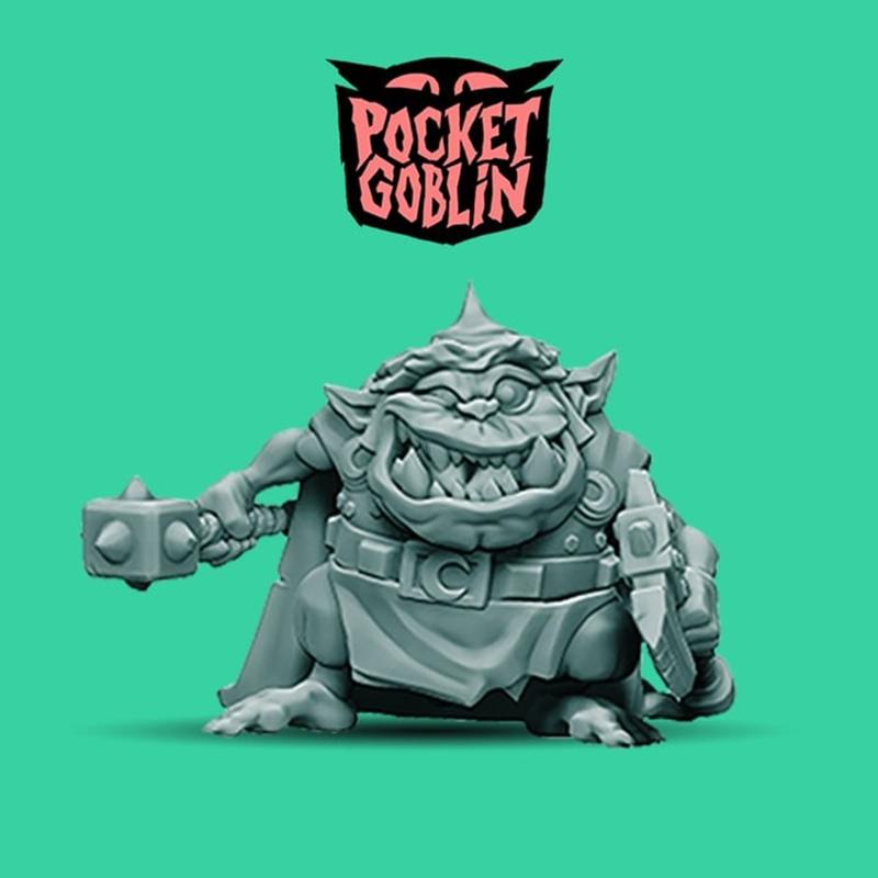 口袋小怪兽——3D打印模型|Pocket Goblin – Goblin Boss – 3D Print Model STL