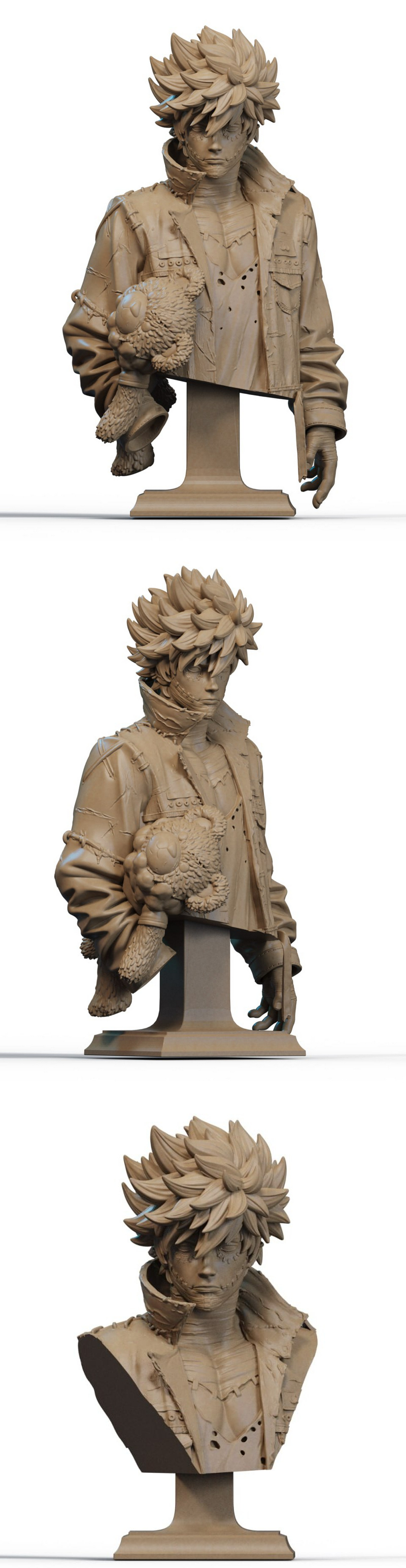 Dabi 3D打印模型|Dabi Bust – 3D Print Model