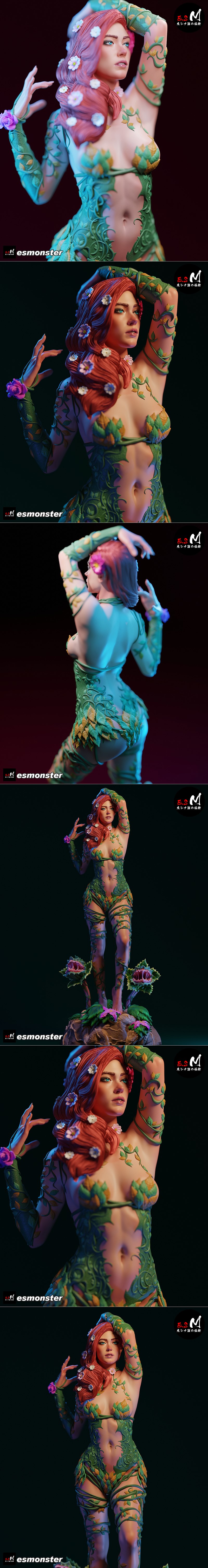 E.S Monster – Poison Ivy – 3D Print Model STL