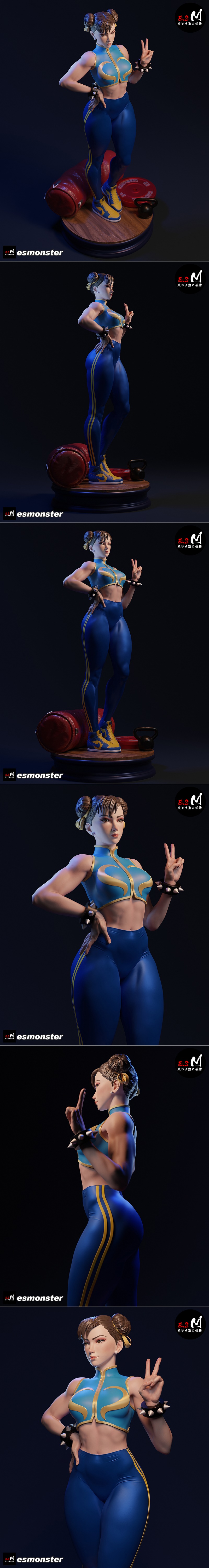 E.S怪物 – 郭靖 – 3D打印模型|E.S Monster – Chun li – 3D Print Model STL